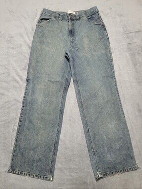 2005 Y2K Gap Worker Jean Medium Wash Skater Relaxed Fit Mens 32x32